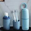 Removable Travel Toothbrush Storage Case | Water-Resistant Divided Sections | Ingenious Storage Cup Toiletry Organizer Caddy