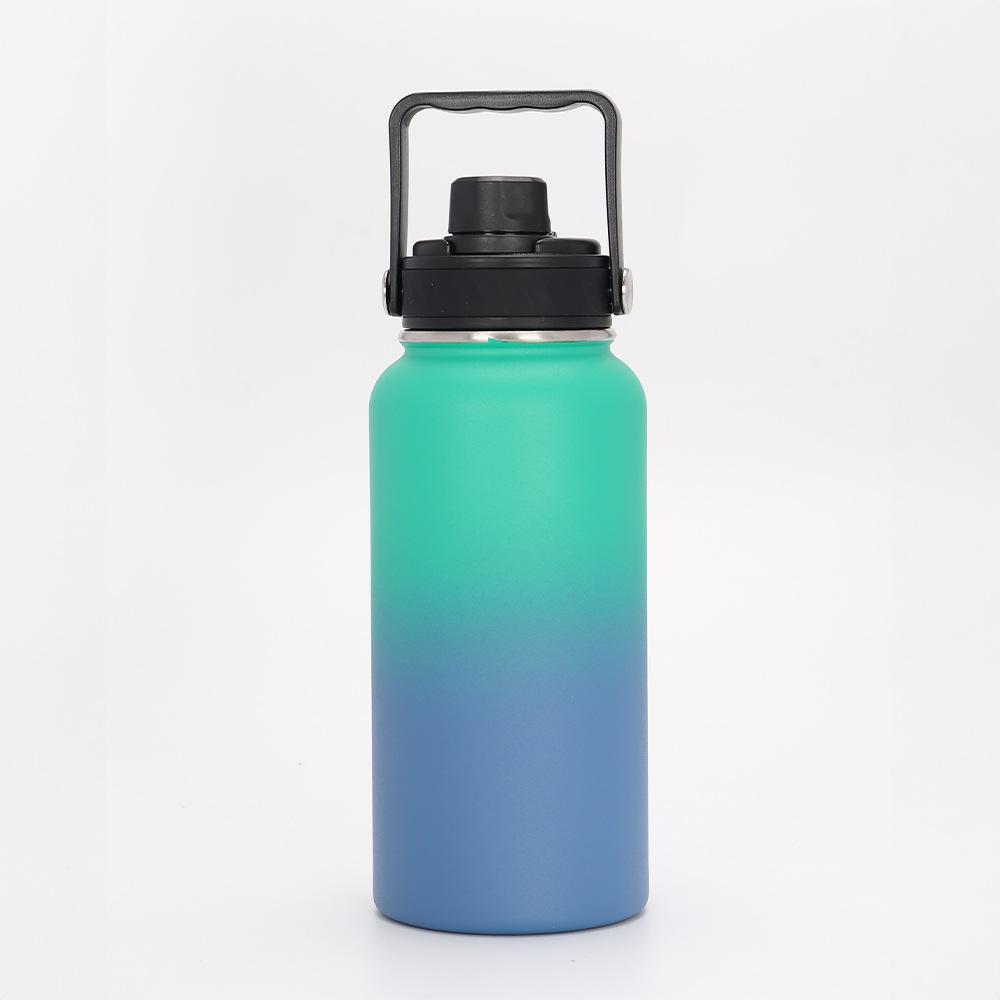 Fashion New High-Value Sports Thermos Bottle Stainless Steel Space Pot Thermos Cup Large Capacity 304 All Steel