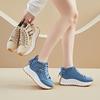 Korean Style Women's Dad Shoes - 2025 Autumn, Thick Sole, Height Increasing, Street Style Casual Sneakers (WF2001)