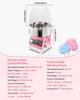 Electric Cotton Candy Machine, 1000W Commercial Floss Maker With Cover, Commercial Cotton Candy Machine w/Stainless Steel Bowl & Sugar Scoop, Ideal