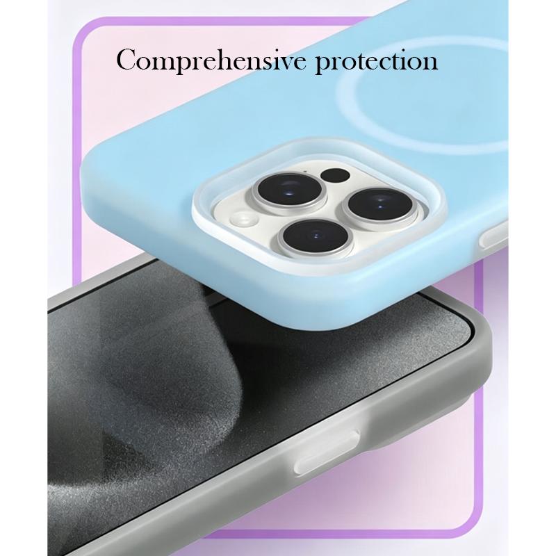 Custodia Magnetica in Silicone per Oneplus 15 Custodia Posteriore Anti-caduta per ONEPLUS 15 5g