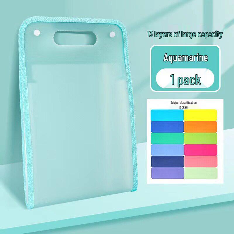 

4-Handle Multi-Layer Accordion Bag - Large Capacity Student Organizer