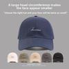 Cotton Baseball Cap With Embroidered Letters For Summer Sun Protection And Casual Style
