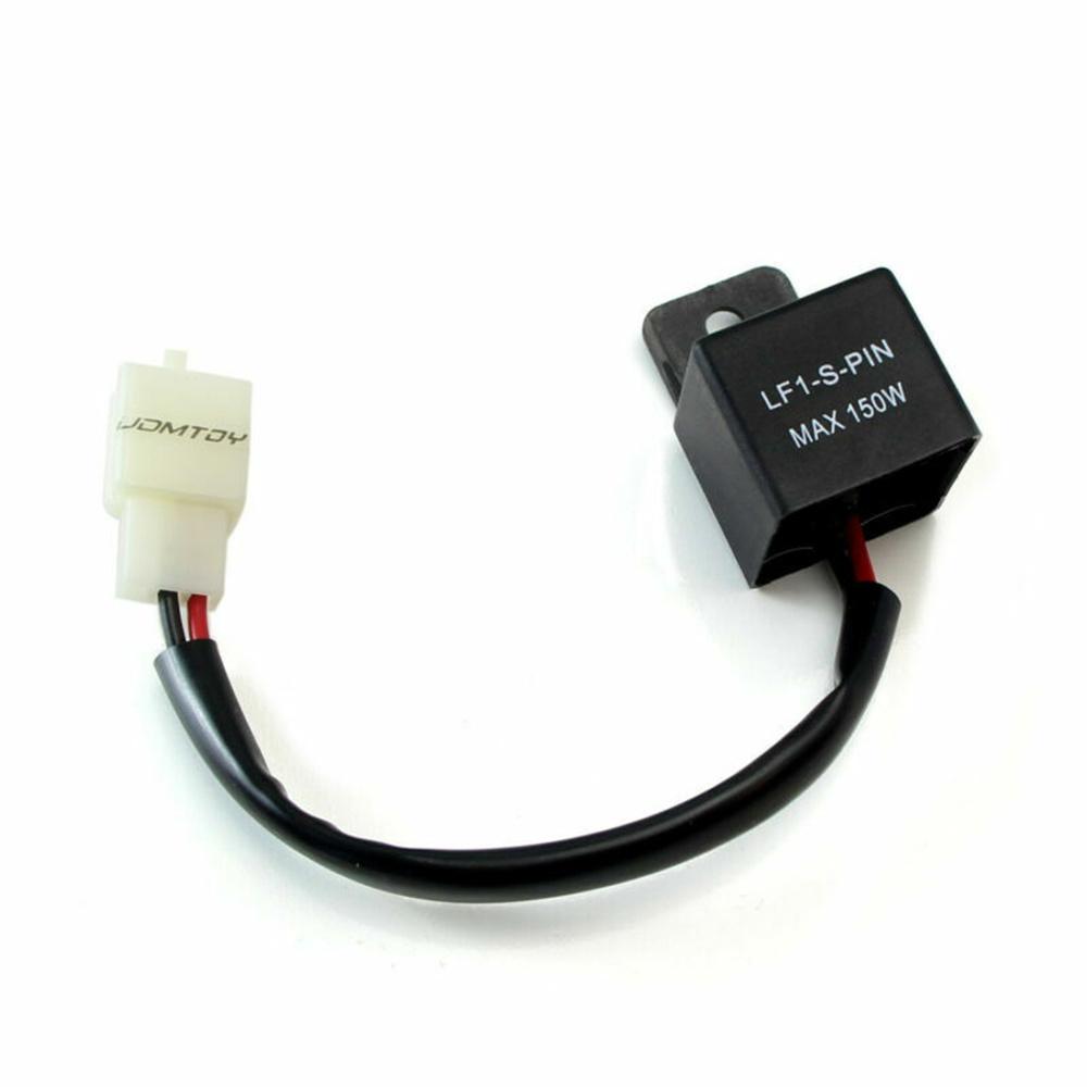2 Pin Motorcycles LED Light Flasher Relay Turn Signal Rate Control Hyper Flash