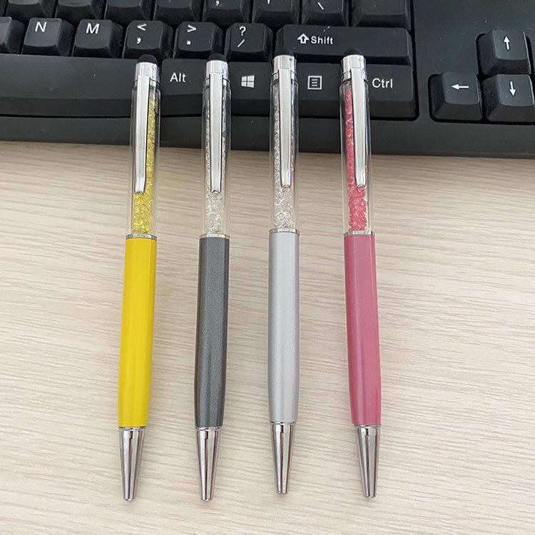 Sailai Crystal Diamond Metal Ballpoint Pen - Twist Design with Customizable Logo Option