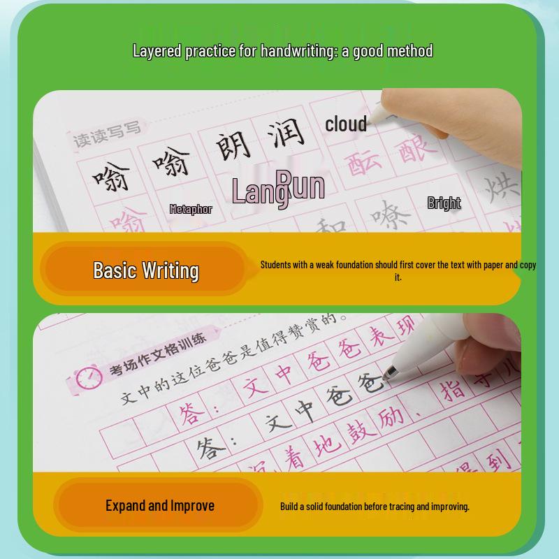 Huaxia Wanjuan 26th Edition Junior High Chinese Practice Sheets for 7th-9th Grade, Renjiao Edition