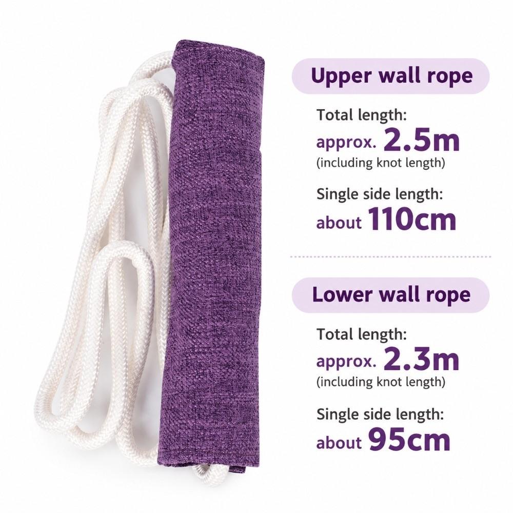 Wall Mounted Yoga Training Rope Screw Bolts Included Yoga Auxiliary Rope for Indoor Exercise
