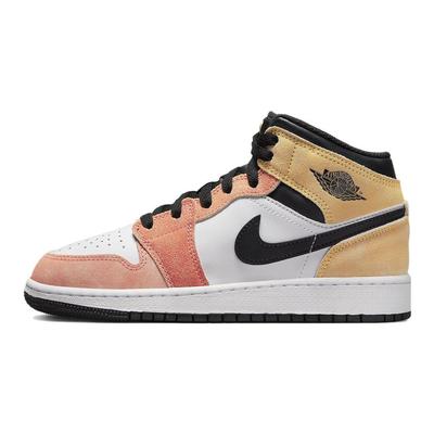Air 1 Mid SE GS Flight Club Scarpe da Ginnastica per Bambini Rosa Magic-Ember Quadrante Solare DX4365-800