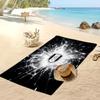 Fulham Football Print Beach Towel, Large Soft Quick Dry Towel for Beach Camping Swimming