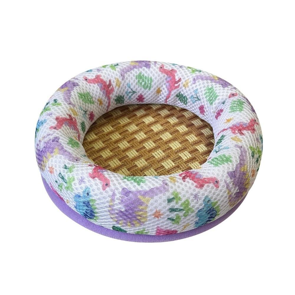 Hamster Sleeping Bed Breathable Hamster Cooling Bed Round Comfortable Hamster Nest Soft Non-Slip Bottom Small Pet Cushion Travel