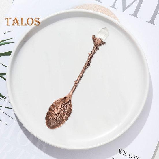 Suppenlöffel, Kunstkristall-Top-Geschirr, spülmaschinenfest, zuverlässig, Kaffee-Suppenlöffel, Küchenhelfer