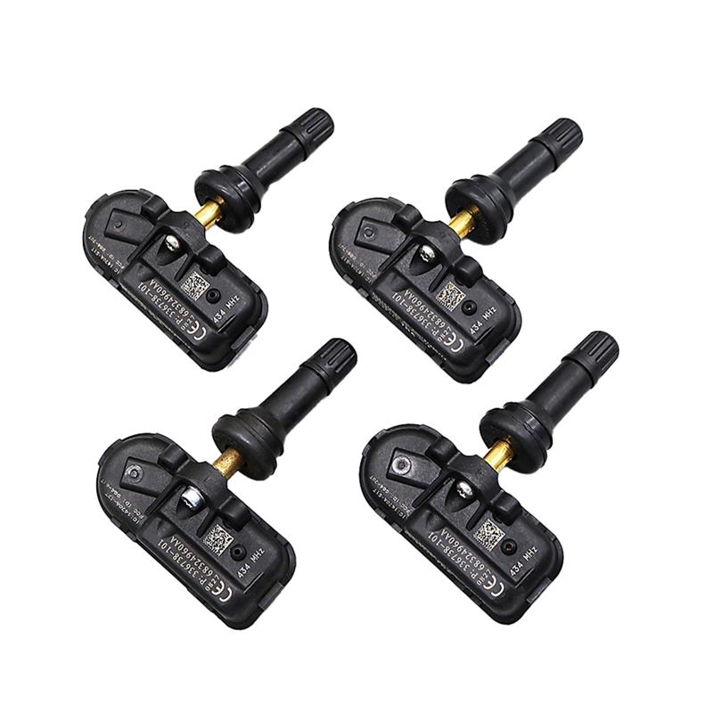 4PCS Tire Pressure Monitoring System Sensor 434Mhz For RAM 1500 1500 CLASSIC 2500 For JEEP CHEROKEE 68324960AA 68324960AB