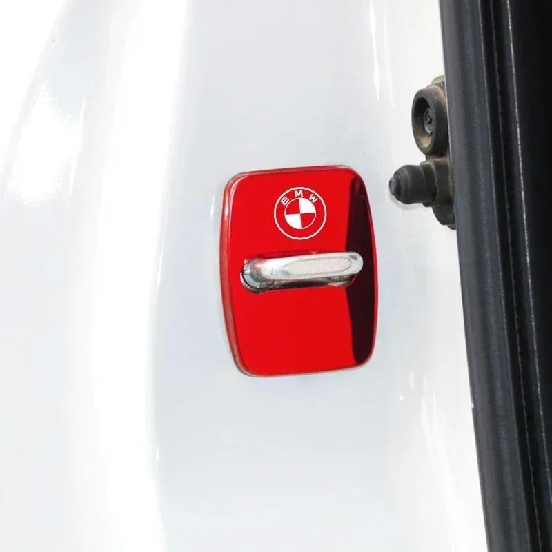 4 Stück 3D Auto Türschloss Abdeckung Zubehör für BMW X1 X2 X3 X5 X4 X6 X7 G30 G20 G32 G11 G12 F40 F30 F20 F10 F34 F07 F44 F45 G15 G16