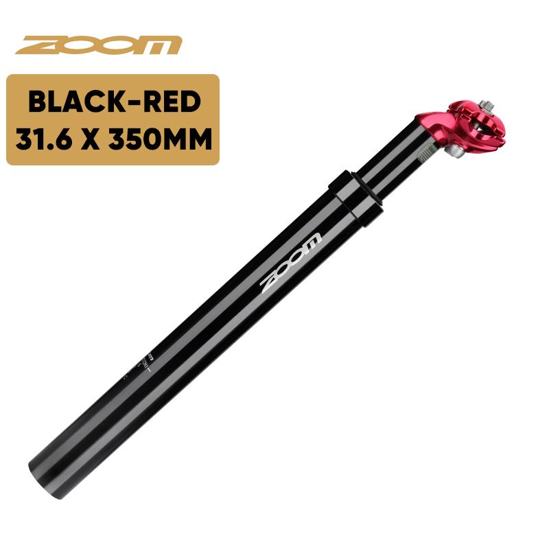ZOOM Bisiklet Süspansiyonlu Sele Borusu 27.2/31.6/28.6/30.4/30.8/33.9mm MTB Süspansiyonlu Sele Borusu 350mm Amortisörlü Sele Borusu Bisiklet Parçaları