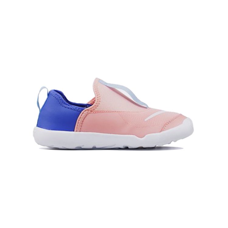 Nike Lil Swoosh Cushioning Durable Lightweight Low-Top Walking Shoes Baby Shoes Pink Blue AQ3114-602