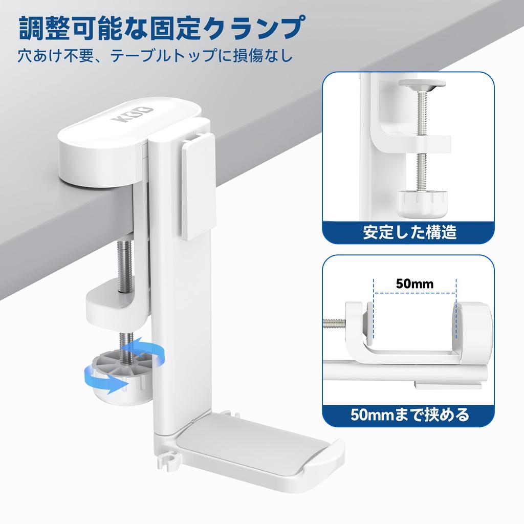 KDD Desk Organizer Swivel Headphone Stand with Drink Holder Desk Headphone Detachable Controller Stand Pen Holder and Cup Holder Easy Stable Headphone