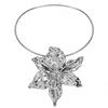 Comfortable Alloy Floral Necklace for Women Daily Commute and Special Event Flower Pendant Collarbone Chain