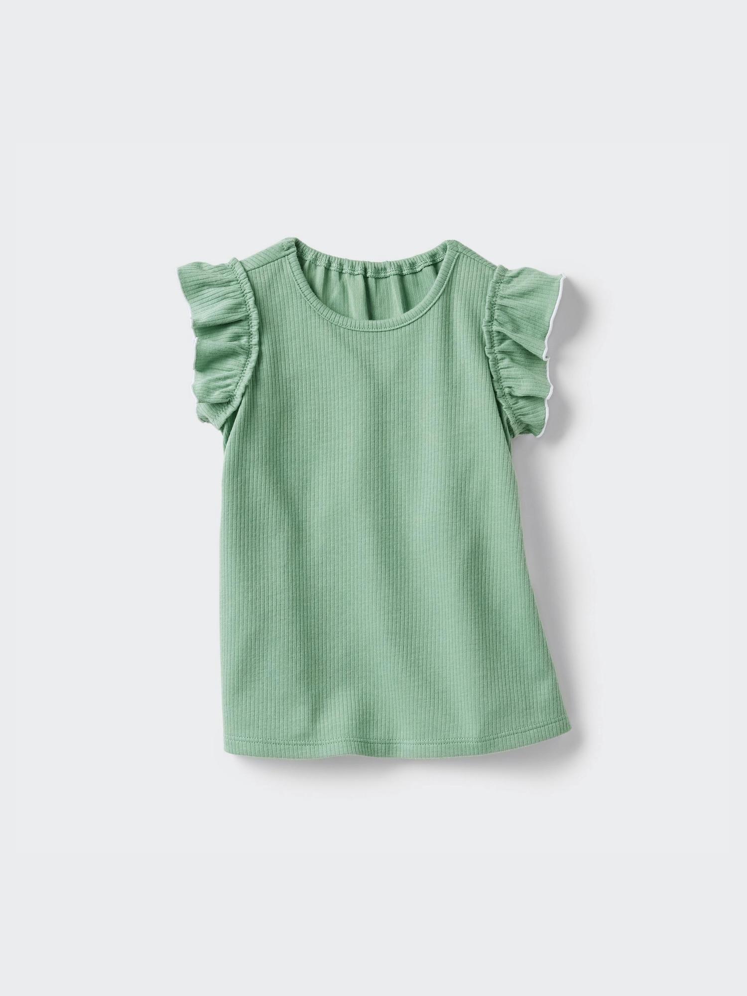 

Uniqlo BT Dry Crew Neck T Frill 53 GREEN/BABY 80