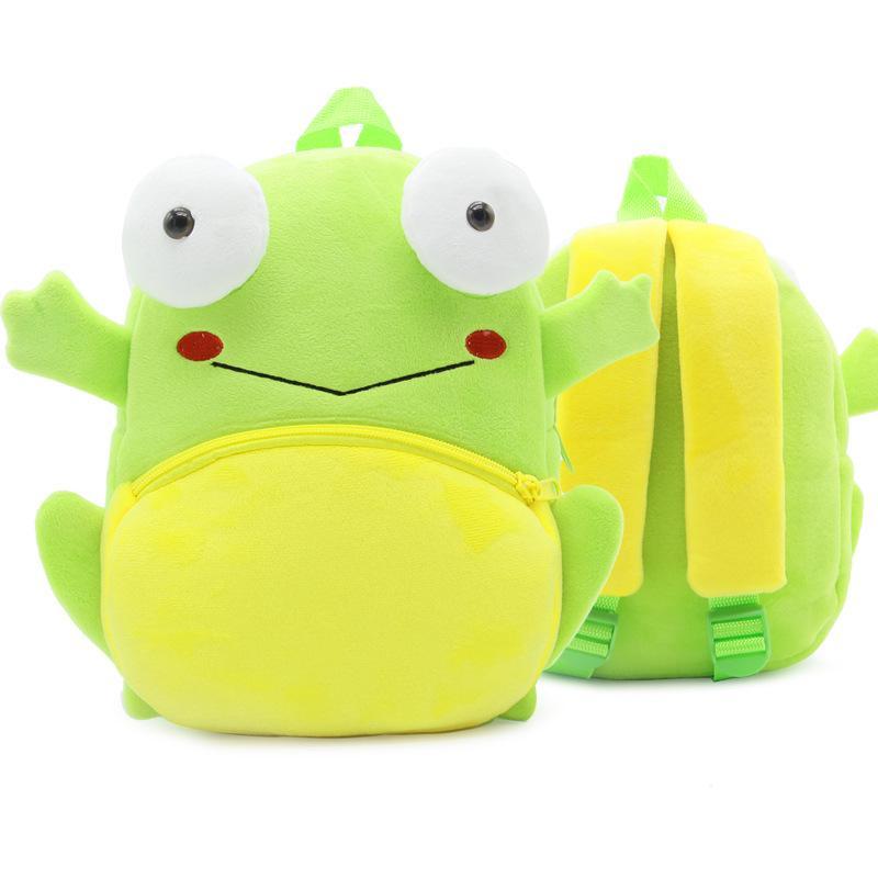 Cute Cartoon Animal Children's Backpack Stall Supply Backpack Kindergarten Plush Backpack Children's Bag Can Be Ordered