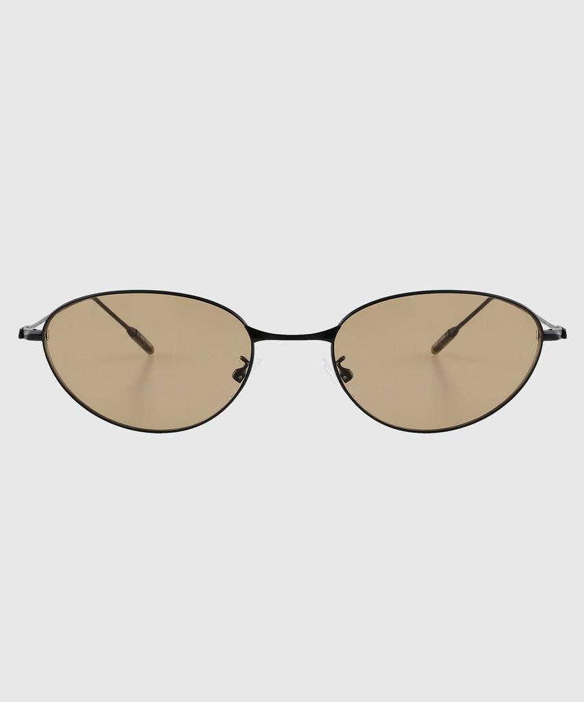 Tuditeo Acm Vintage Slim Metal Sunglasses Nylon Tinted Lenses C1 Brown Tint