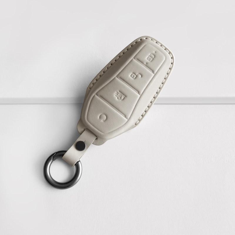 BYD Song Plus Key Case: Genuine Leather Shell for Yuan, Tang, Seal 06, Sea Lion 05EV Car Keys
