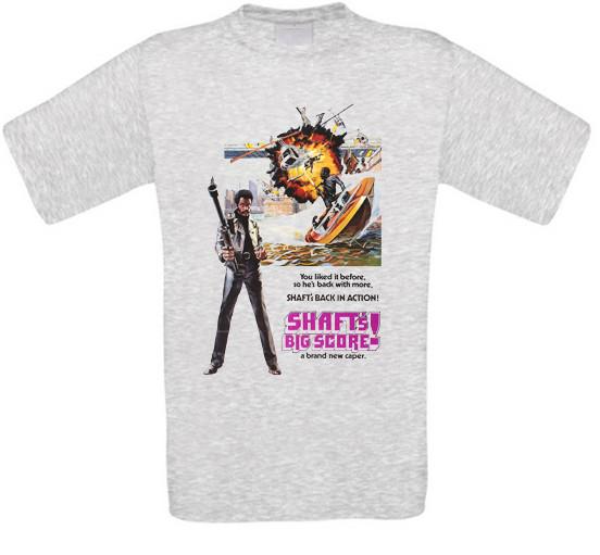 Shaft Blaxploitation Cult Movie Big Score Trees T-Shirt XXXL