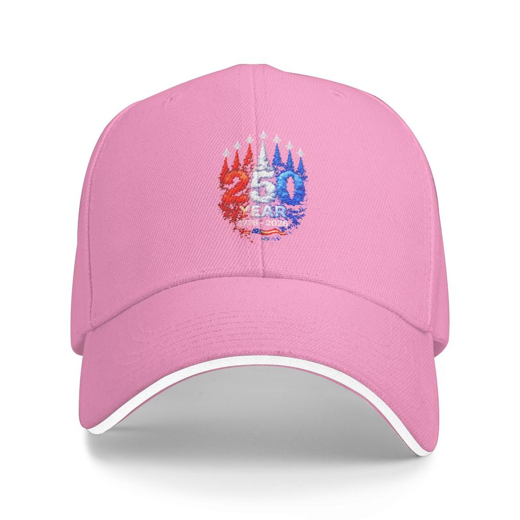250 Years American 1776 2026 250th USA Patriotic 4th of July Casual Baseball Cap Summer Hats Female Male y2k Retro Baseball Caps