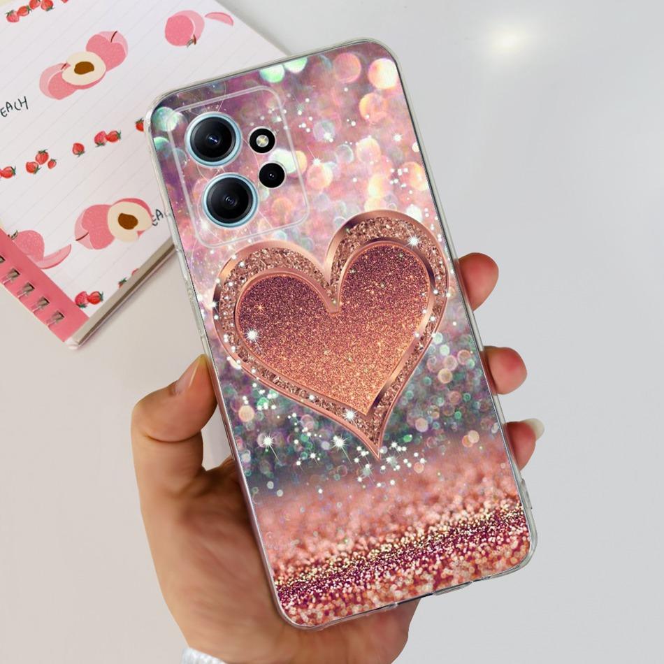 For Xiaomi Redmi Note 12 Case Redmi Note12 4G Global Cute Painted Soft Silicone TPU Phone Back Cover Bumper