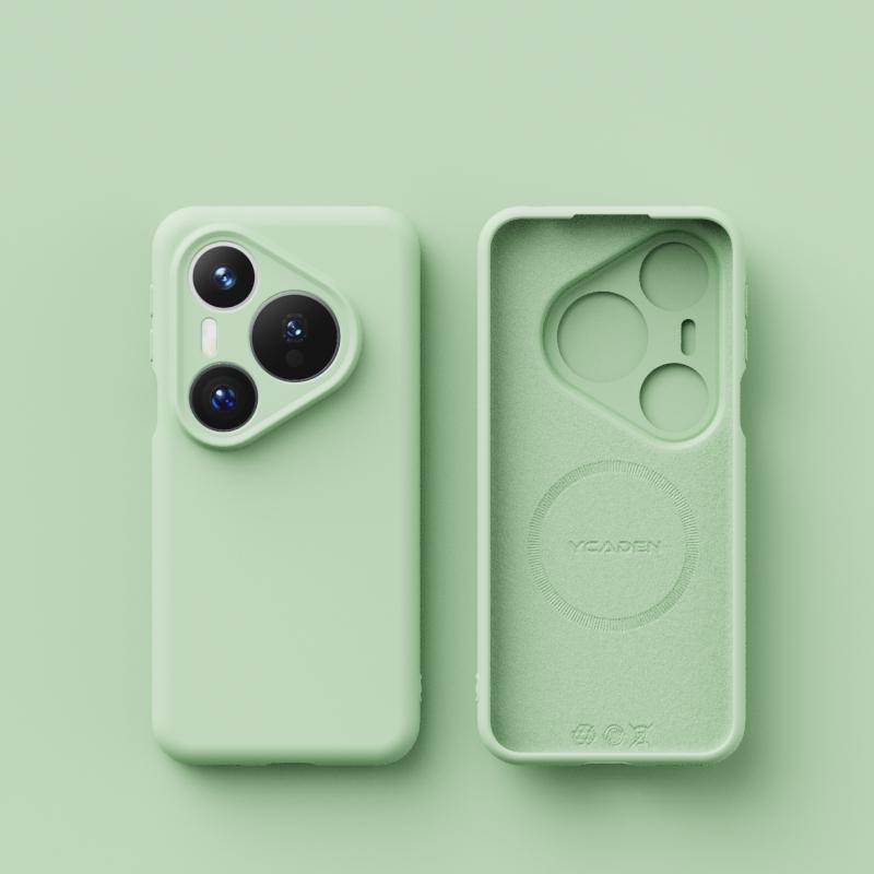 Soft Silicone Magsafe Magnetic Phone Case For HuaWei Pura 80 70 Mate 80 70 Air 60 50 Ultra Pro Max Frosted Wireless Charge Cover