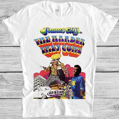 The Harder They Come Poster Jimmy Cliff Film Reggae Musik Geschenk T-Shirt M1197