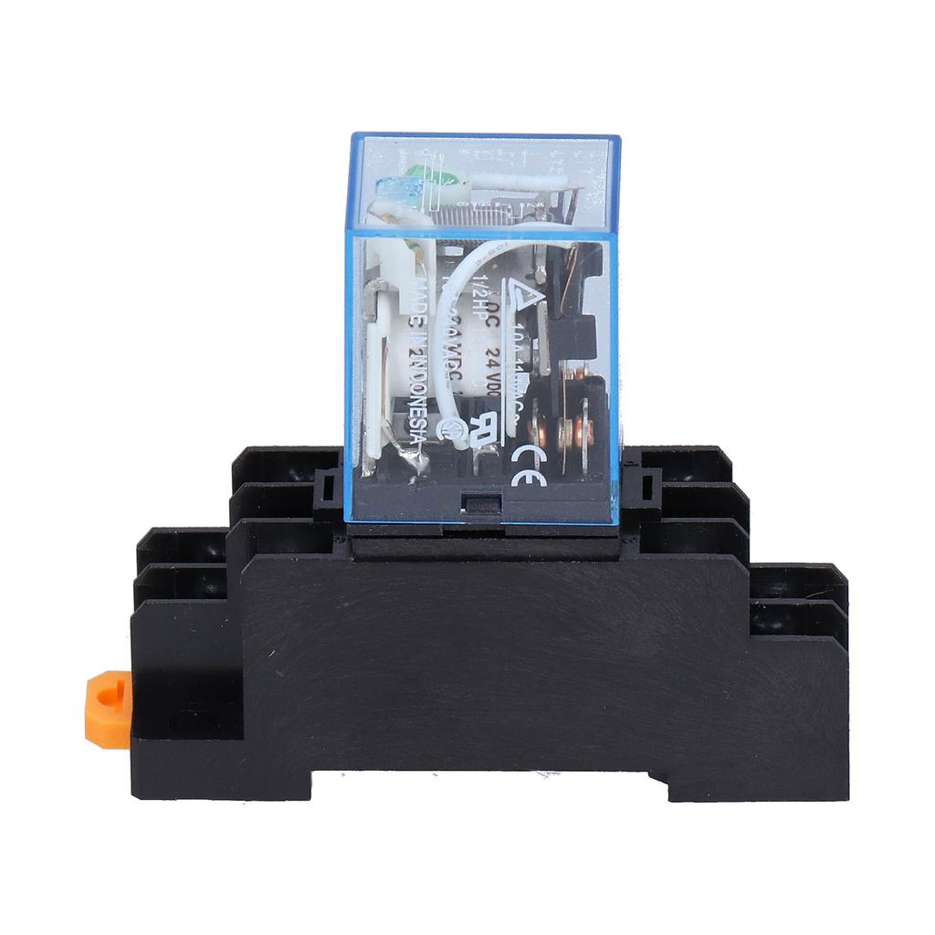 Coil Power Relays Indicator Light Terminal Socket Electromagnetic Relays Automatically Adjustable for Motors Industrial Relays