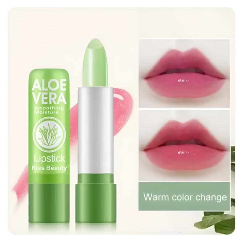 Rouge à Lèvres Aloe Vera Changeant de Couleur – Baume Hydratant Teinté pH (3.5 g / 0.12 oz)