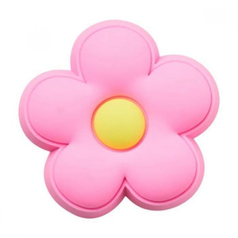 

Crocs Pink Flower Jibbitz Accessories one/free