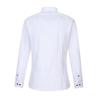 Countess Mara Slim Fit White Stretch Long Sleeve Shirt