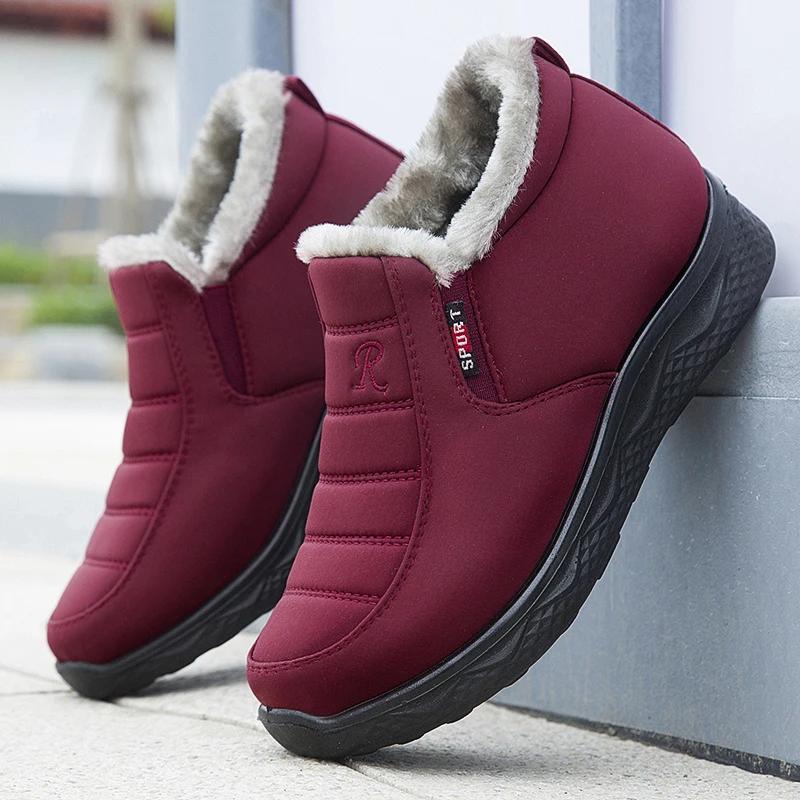 Winter Herrenschuhe Mode Warme Herren Schneestiefel Wandersneaker Winter Bequeme Stiefel für Herren Stiefeletten Unisex Arbeitschuhe