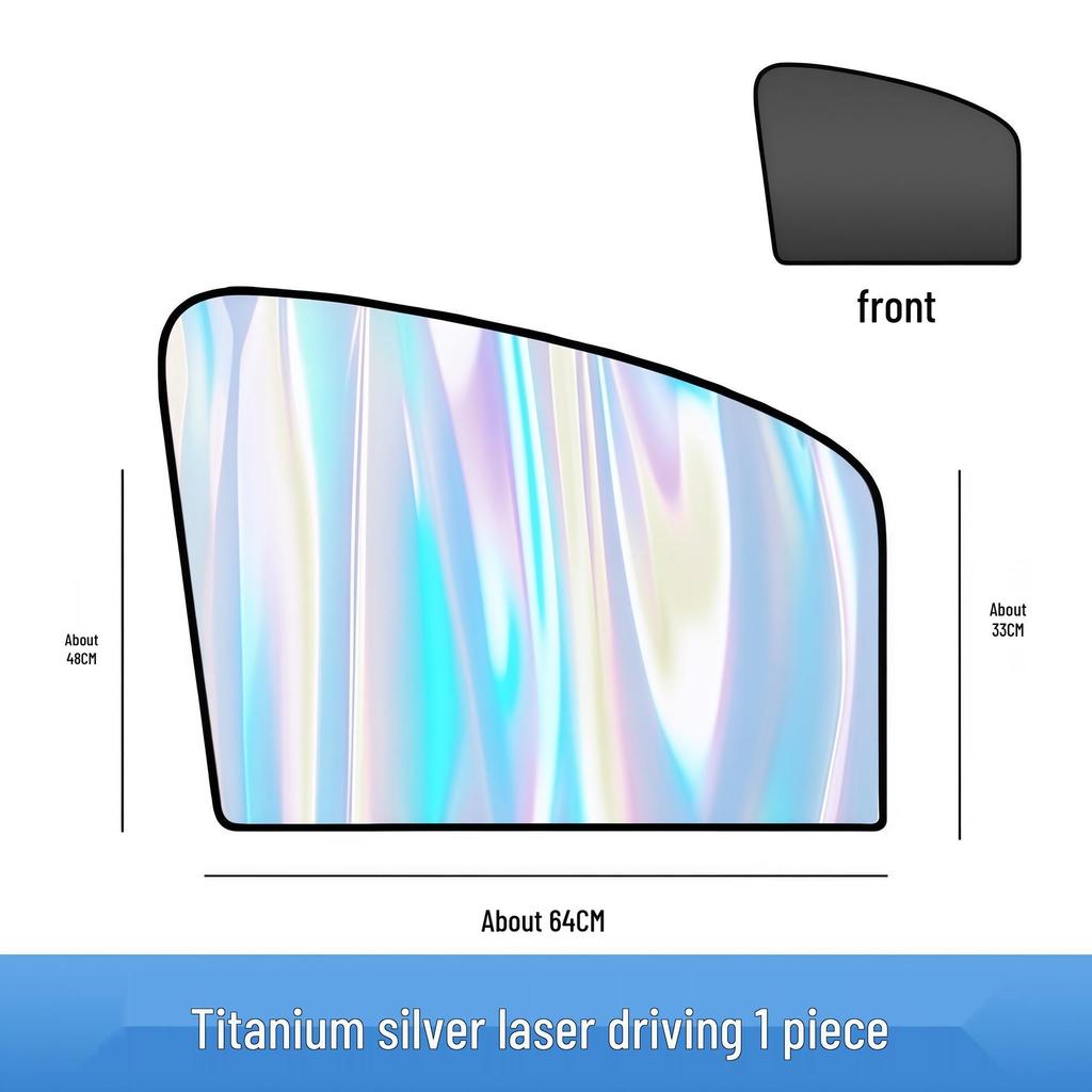 Front Windshield Laser Sunshade: Heat Insulation & Privacy Curtain