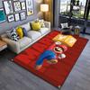 Mario Printed Non-slip Flannel Carpet, Machine Washable, Soft Carpet for Home Decoration In Living Room and Bedroom
