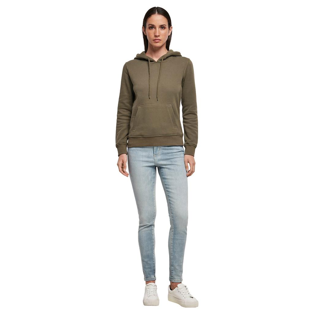 Build Your Brand Dámská bio mikina s kapucí