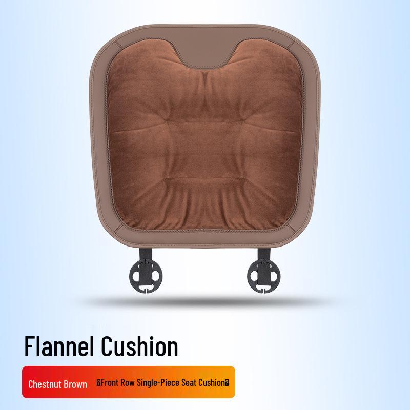 Flannel Warm Car Seat Cushion for Ideal L Series, Xiaomi SU7, YU Series