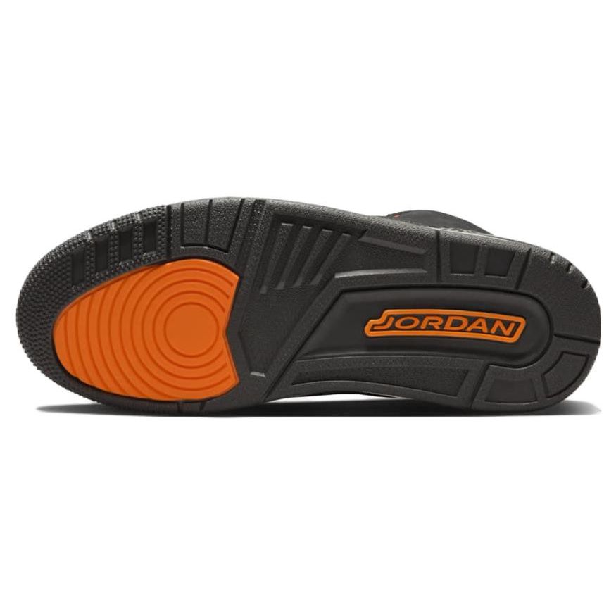 Air Jordan 3 Retro Fear 2023 Męskie Sneakersy Szary Nocny-Stadionowy Totalny-Pomarańczowy CT8532-080