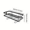 1pcs Bathroom Over The Toilet Storage Shelf Bathroom Storage Organizer with Toilet Paper Holder Toilet Top Shelf Space Saver
