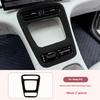 For Geely EX2 Car Silicone Pad for Center Console Gear Shift Decorative Frame Silicone Non-slip Pad Car Interior Accessories