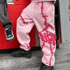European and American Y2K Street Hair Bubble Printed Hip Hop Casual Pants for Men and Women