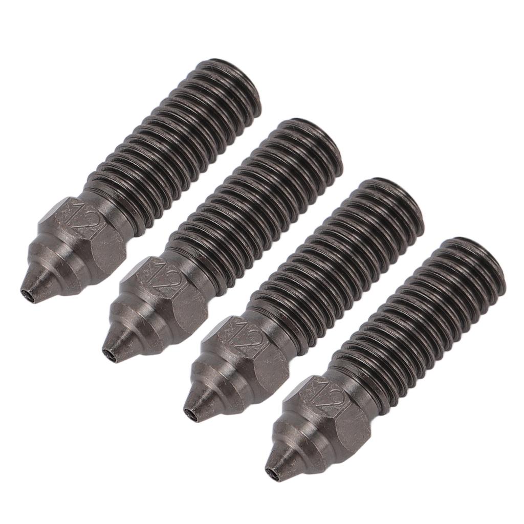 4Pcs Extruder Nozzles for CR K1 Hardened Steel Smoothing Durable Prevent Clogging 3D Printer
