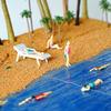 Miniature Different Poses Swimming People Model People Swimming Figures for Miniature World and Crafting