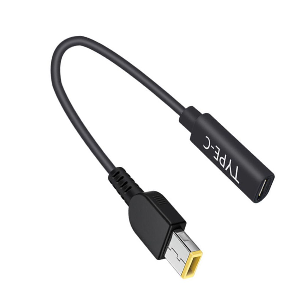 Durable USB-C 15cm Charging Cable Type-C Female To Square Slim Tip Power Cord PD Charger