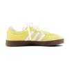 Adidas VL COURT 2.0 Lemon Dream Wander Slip Resistant Abrasion Resistant Low top Skateboard Shoes Unisex Light Yellow HQ1802(Team717-)