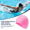 Adults Silicone Swimming Cap, Water Resistant Lightweight Swim Hat, Non-slip Elastic Men Women Bathing Cap for Swimming Pool, Beach