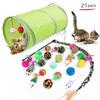 21pcs Cat Toy Set Cat Teaser Feather Interactive Toy Mouse Ball Pet Chew Toy