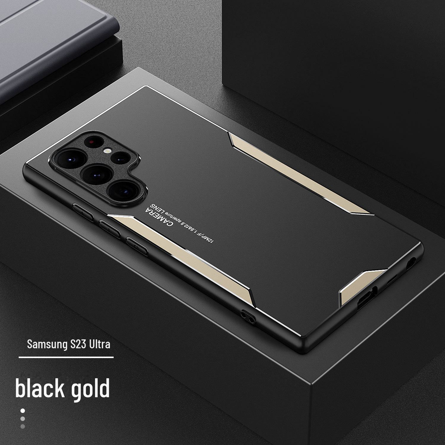 

Усовершенствованный защитный чехол из алюминиевого сплава для Samsung S22Plus - чехол для мобильного телефона Metal Blade S23Ultra, подходит как для мужчин, так и для женщин. Galaxy S23